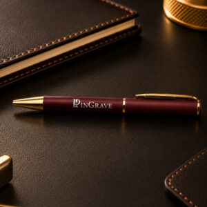 Burgundy Executive Pen – Custom Laser Engraved