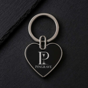Heart Keyring – Custom Laser Engraved Metal Keychain