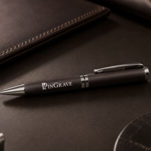 Personalised Gunmetal Executive Pen – Custom Laser Engraved
