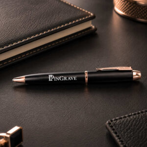 Personalised Rose Gold Executive Pen – Custom Laser Engraved